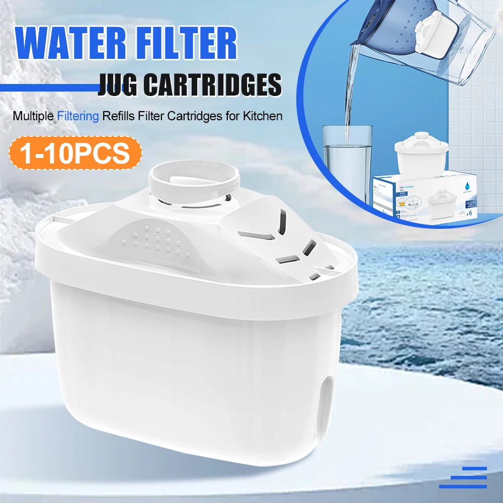 1-10PCS For Brita-Maxtra Water Filters Cartridge Limescale Chlorine Impurities Purify Kettle Activate Carbon Water Filter