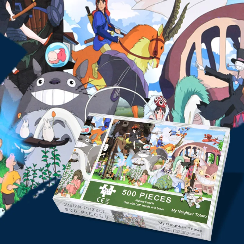 Puzzles for Adults 500 Pieces Paper Jigsaw Puzzles Educational Intellectual Decompressing DIY Large Puzzle Game Toys Gift P473 3