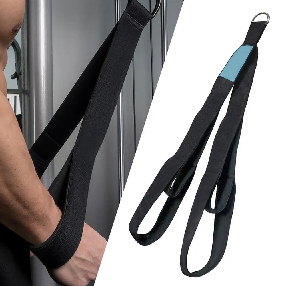 

Hand Ring Sturdy Webbing Triceps Extension Strap Strong Sewn High Elasticity Pull Down Rope Cable Attachment Fitness Equipment