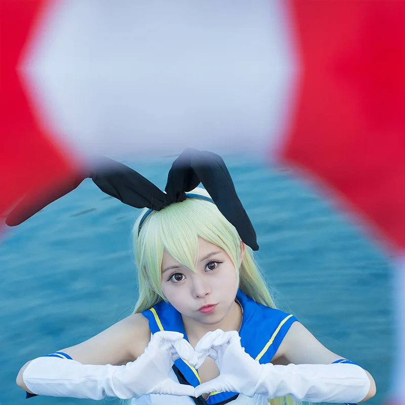 Фото Аниме Kantai Collection kanклей Fleet Girls Kanmusu Shimakaze косплей костюм матроса костюм для женщин сексуальное летнее платье полный комплект №5