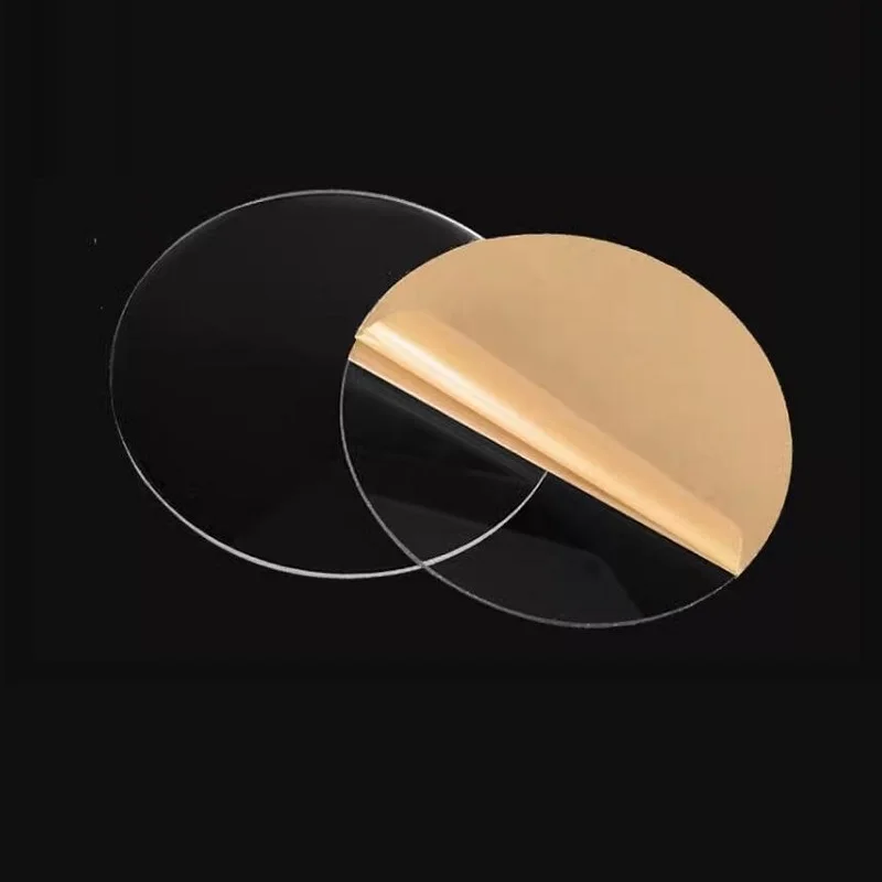 Thick Round Plexiglass Transparent Clear plastic Sheet acrylic board Organic glass Sheet plastic acrylic sheet