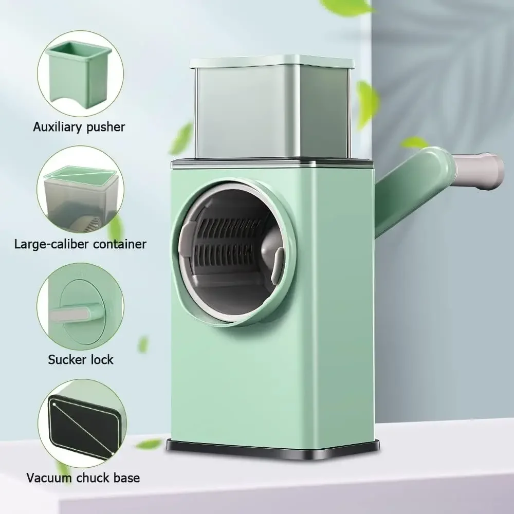 3 in 1 Multifunction Vegetable Slicer Manual Home Kitchen Accessories Grater Vegetable Chopper Roller Cutter Potato Spiralizer