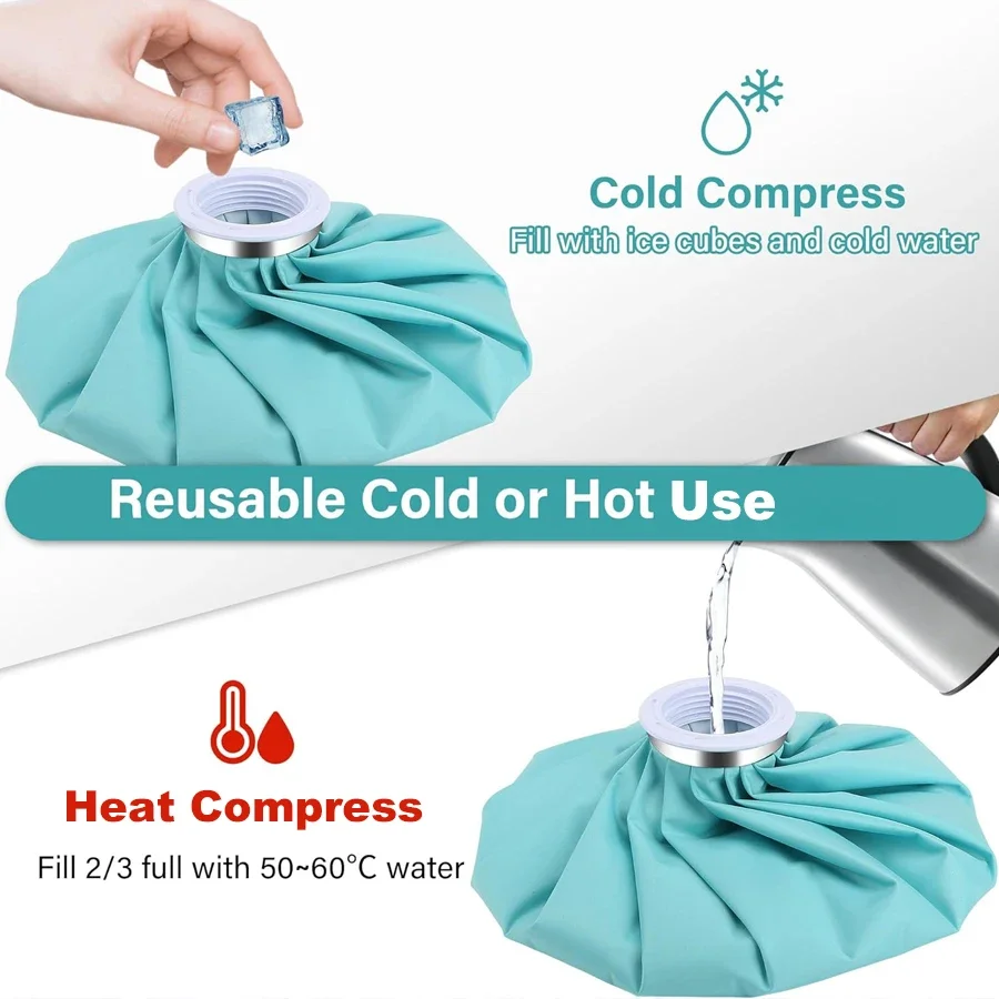 Reusable Ice Bags Medical Cold Pack Hot Water Bag for Injuries Pain Relief Health Care Therapy Ice Pack for Knee Head Leg