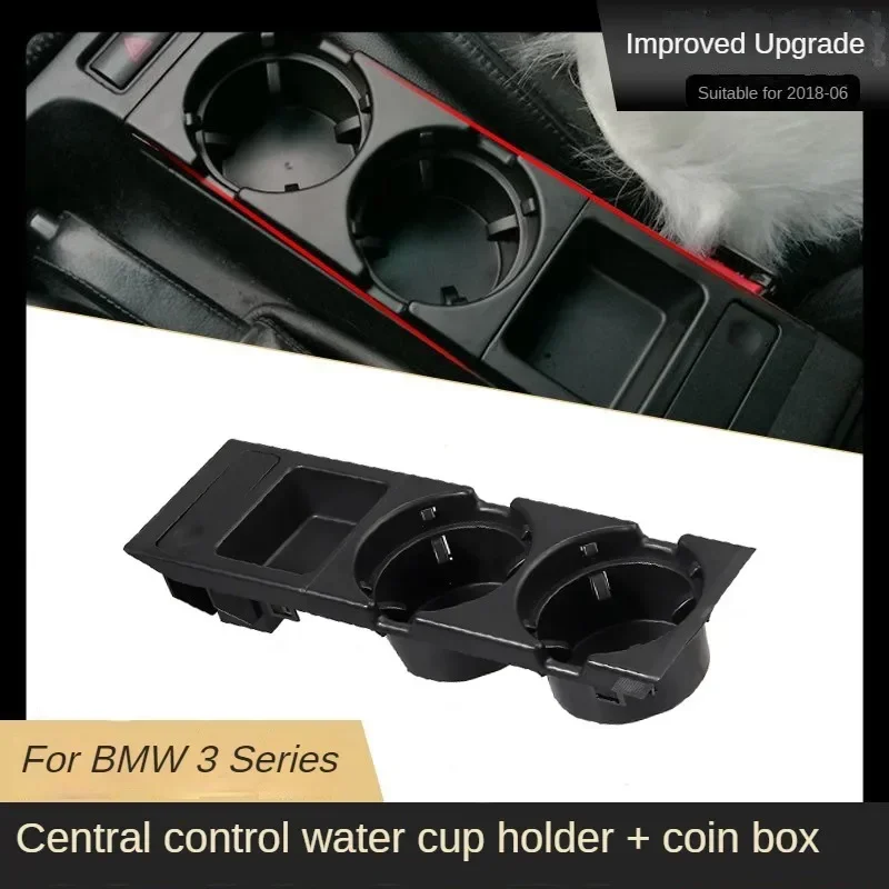 Organiza Tus Monedas: Portal Monedas Consola Central Para BMW E46 Coupé (Negro) – Número 51 168 217 957 – Reemplazo Directo