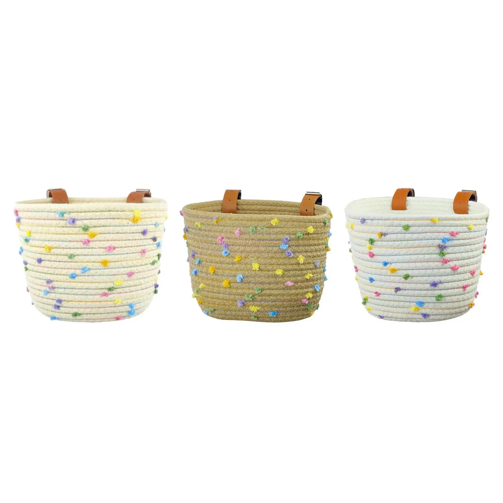 Bike Basket,Kids Bike Basket Front,Wicker Basket For Bike,Small Bicycle Basket For Boys And Girlsdetachable Kids Bike Accessorieshand Woven Front Handlebar Bike Basket9¾ X 7 X 6 Review - View #4