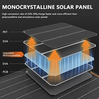 MHPOWOS – chargeur et mainteneur de batterie solaire étanche 30W 12V, Kits de charge de maintien de panneau solaire 12 volts pour voiture, bateau, Marine, RV 3