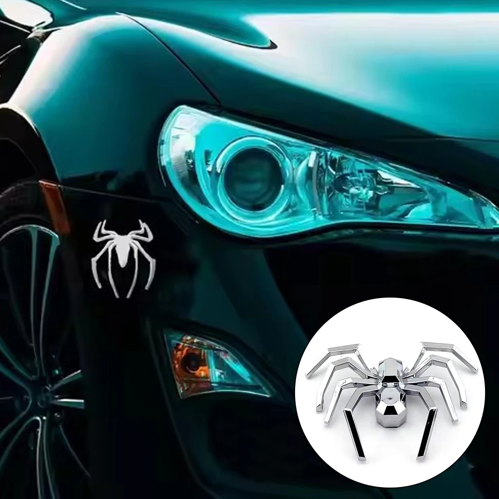 adhesive spider badge for car and motorcycle exterior styling