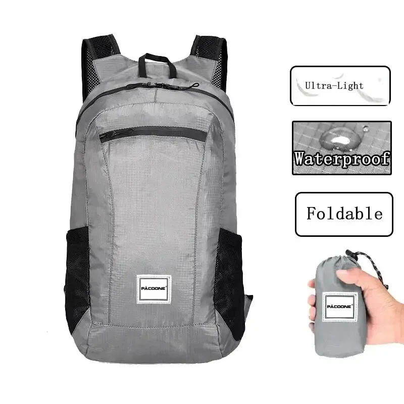 รูปสินค้า กระเป๋าเป้เดินป่า Ultralight 20L กันน้ำ พับเก็บได้