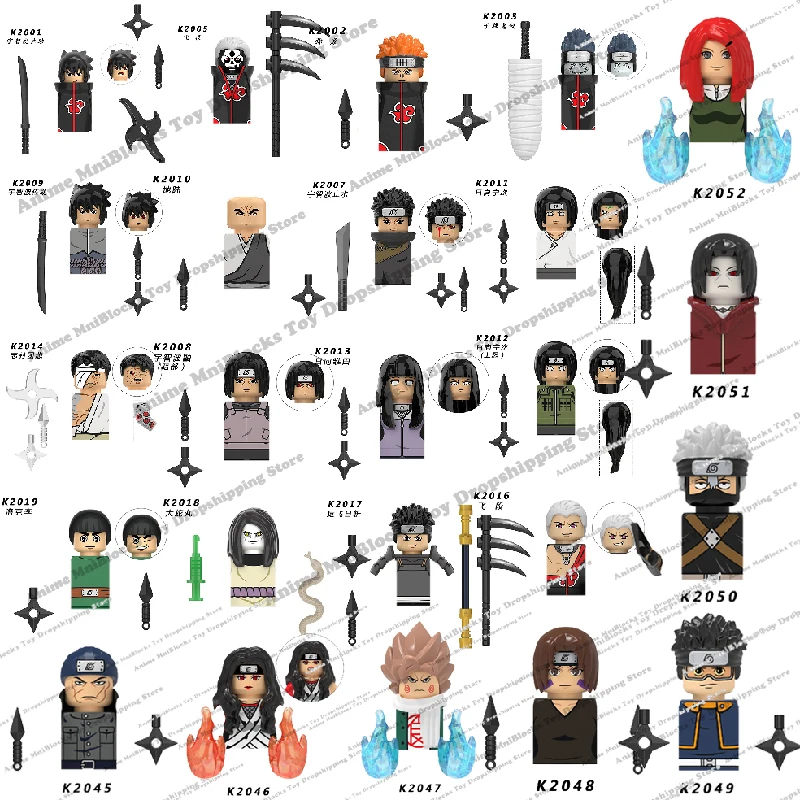 Naruto Building Blocks Anime Block Build Naruto Naruto Mini Blocks 