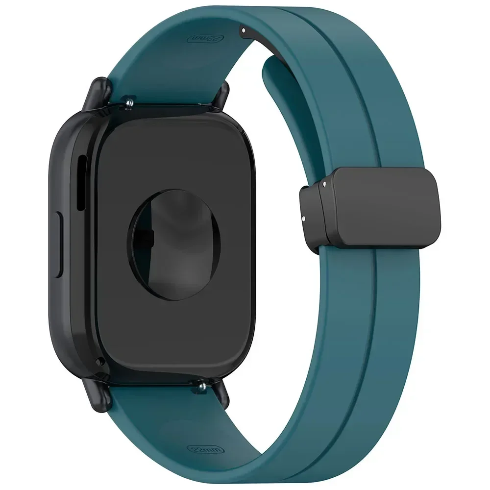 Soft Silicone Magnetic Buckle Watch Band - 20mm/22mm