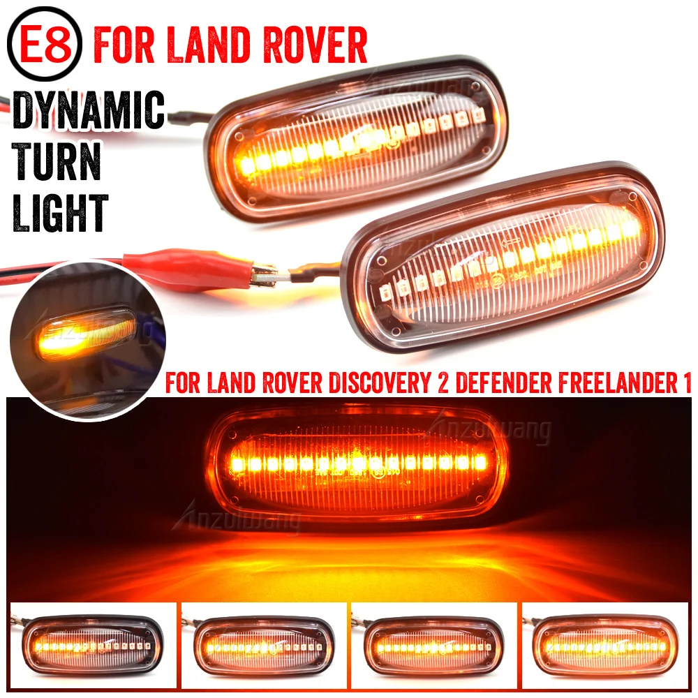 LED Dynamic Flashing Led Side Marker Turn Signal Light For Car For Land