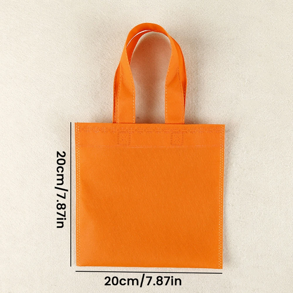 Non woven Bags Reusable DIY painting Christmas Halloween Holiday Party Candy Cookie Bags Wedding 24pcs 7.87x7.87inch party gift bags christmas cookie bags