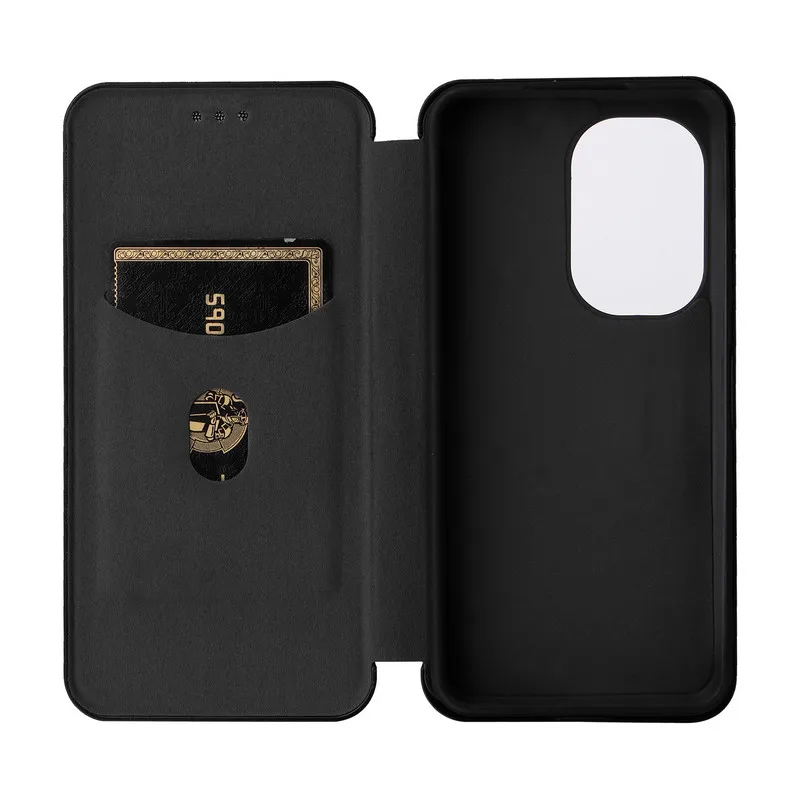 Premium Magnetic Leather Card Holder Flip Case - Ultra Fiber Book Cover