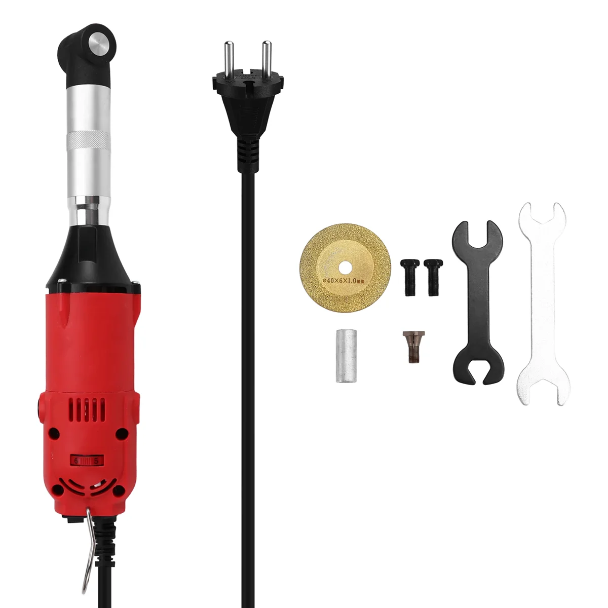 Electric Tile Cleaning Tools Y02A350W 90 Degree Speed Adjustable Electric Elbow Ceramic Tile Sewing Machine Tile Cleaning Tools EU Plug