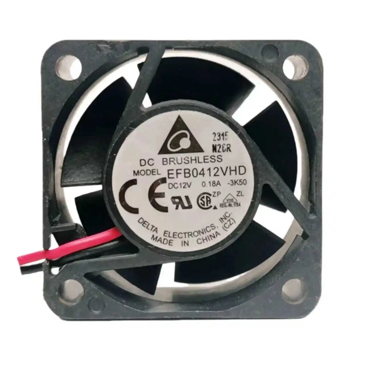 델타 40x40x20mm 듀얼 볼 베어링 12V DC 냉각 팬 - 전자제품용 고속 40mm 팬 EFB0412HHD EFB0412HD EFB0412VHD