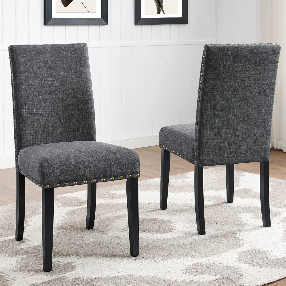

Dining Chair, Set of 2, Gray