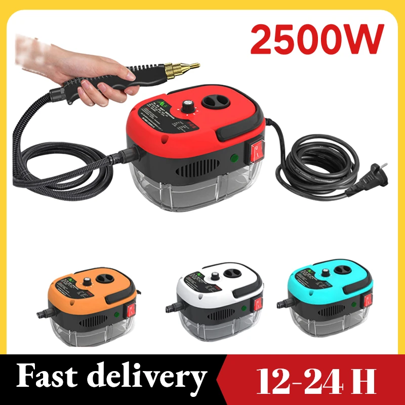 

2500W Steam Cleaner for Home Steam High Temperature Washer Portable Handheld Pressurized Steam Cleaning Machine with Brush Heads