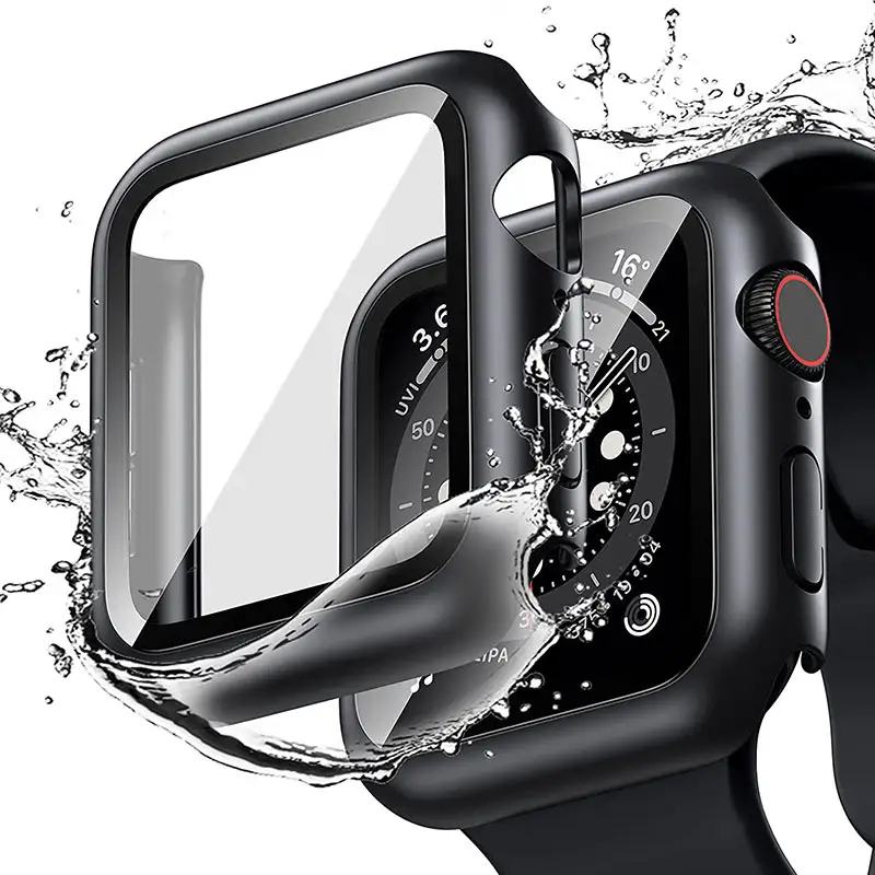Case For Apple Watch Band 44mm 40mm 42mm 38mm 40 44mm 9 8 7 6 SE 5 4 3 Screen Protector PC Bumper iWatch 45mm 41mm Ultra 2 49mm - Image 2