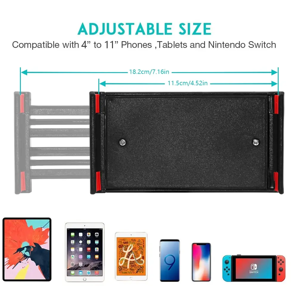 Xnyocn Universal Tablet PC Stand Car Air Vent 4 To 11 Inch Phone Mount Holder for IPad Pro Mini Air Iphone Samsung Xiaomi Pad tablet stand,tablet holder,mobile phone holder,ipad laptop holder