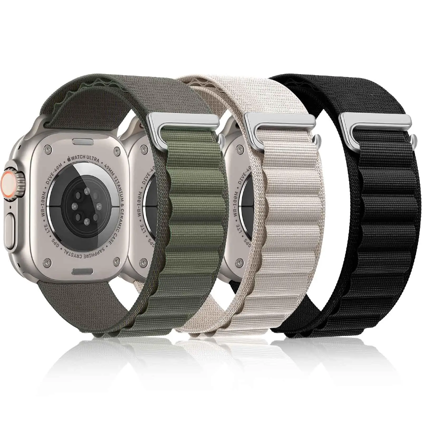 Фото Ремешок для apple watch Ultra band 49 мм 44 мм 40 мм 45 мм 41 мм 42 мм 38 мм №3