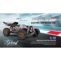 WLtoys 184016 RC Car 75KM/H 2.4G Brushless Electric High Speed Vehicle 184011 4WD Off-Road Remote Control Racing Brush Car 1/18 2