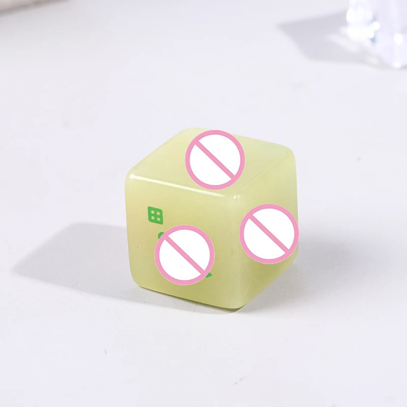 4 Sides Luminous Sex Dice Toys for Couples Adults Games Romance Love Hunour