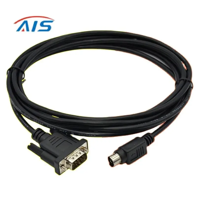 

PWS6600-FX For Hitech PWS6600/6A00T Touch panel HMI Connect Mitsubishi FX PLC DB25 DB9pin Programming Cable