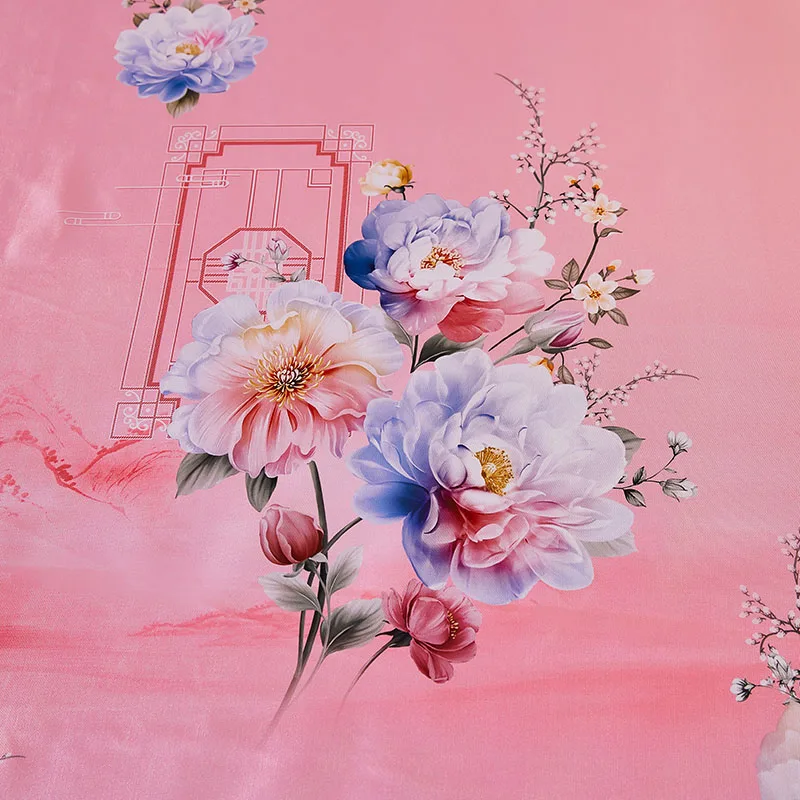 Elegant Floral Bed Skirts Ruffle 3pcs Cover Single Queen King Size Summer Cooling Bedding Bedroom Printing Mattress Protector 4