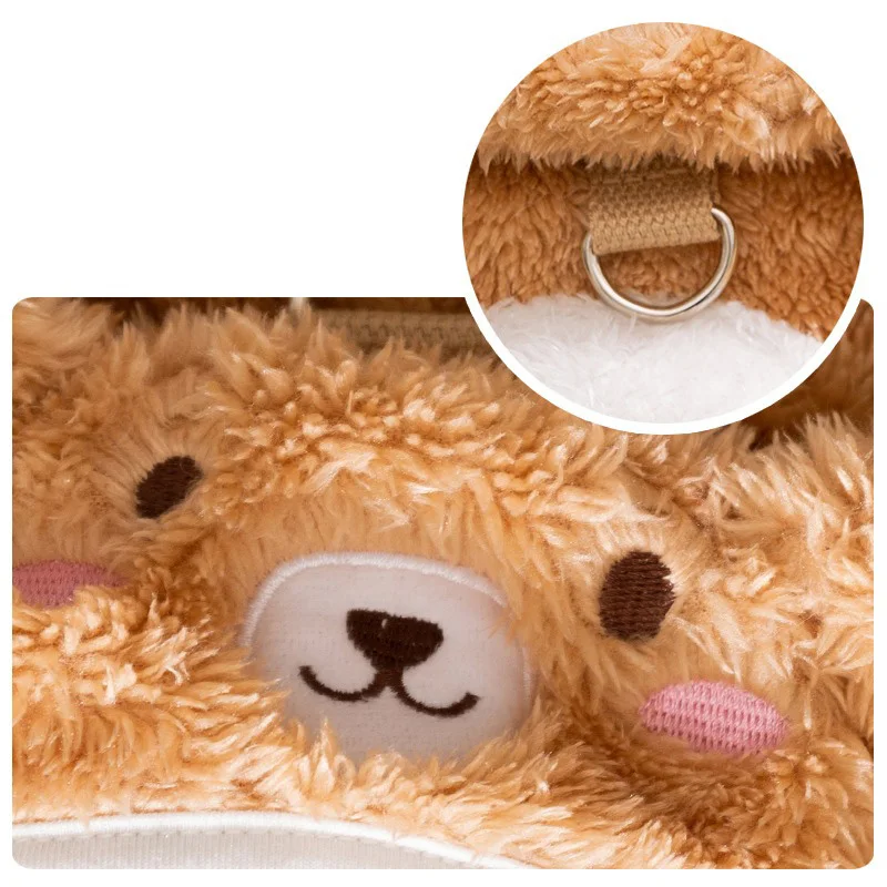 Halloween Dog Transformation Dress Winter Thick Warm Dog Clothes Pet Hoodie Teddy Bear Two Leg Clothes XS-XL