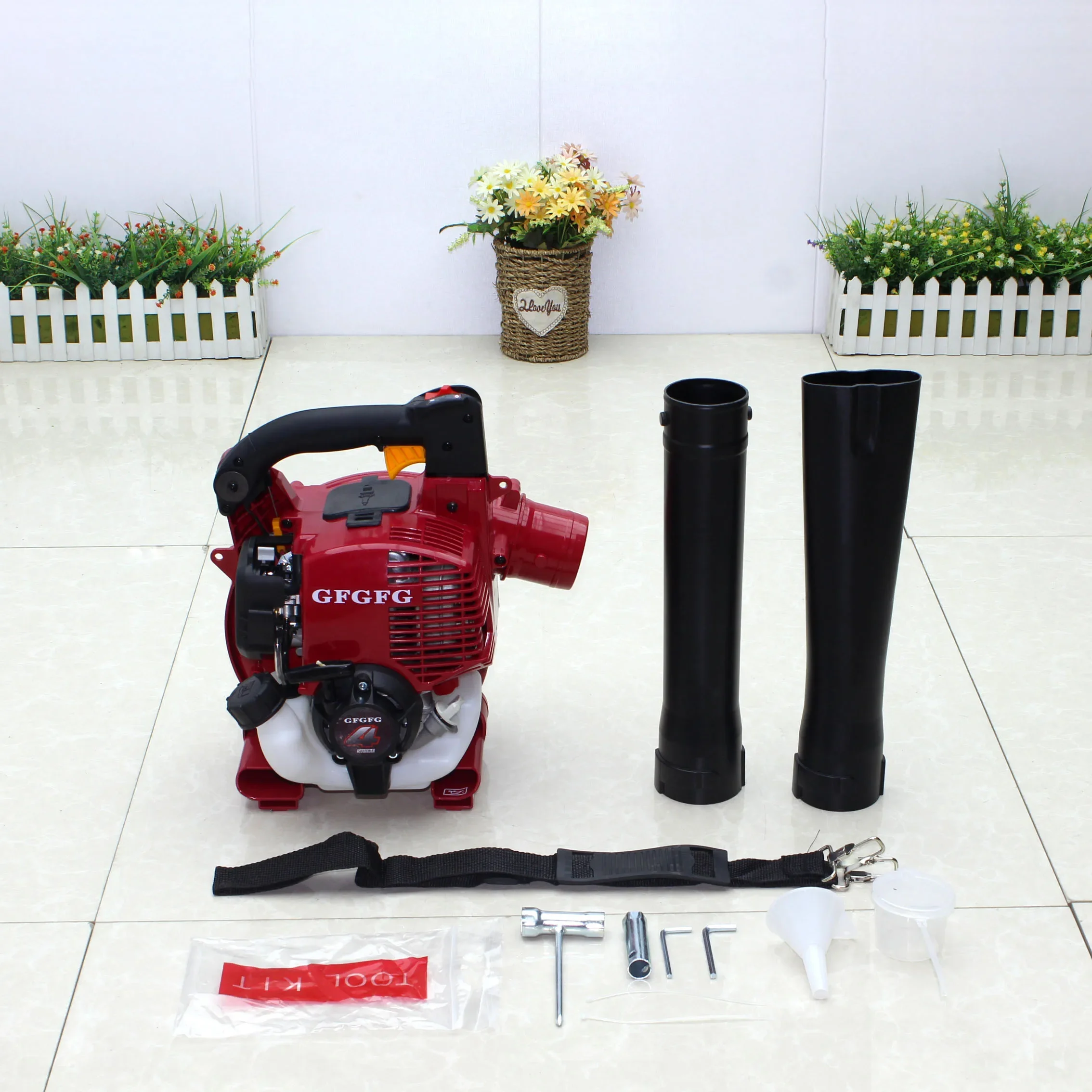 GX25T Four Stroke Gasoline Air Blower Wireless 0.75KW Portable Leaf Blower 25CC Snow Blower Gardening Tools 6