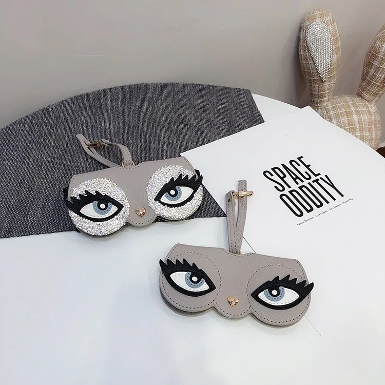 Charming Cartoon Cute Glasses Case - Portable Protective Sleeve for Sunglasses and Myopia Glasses