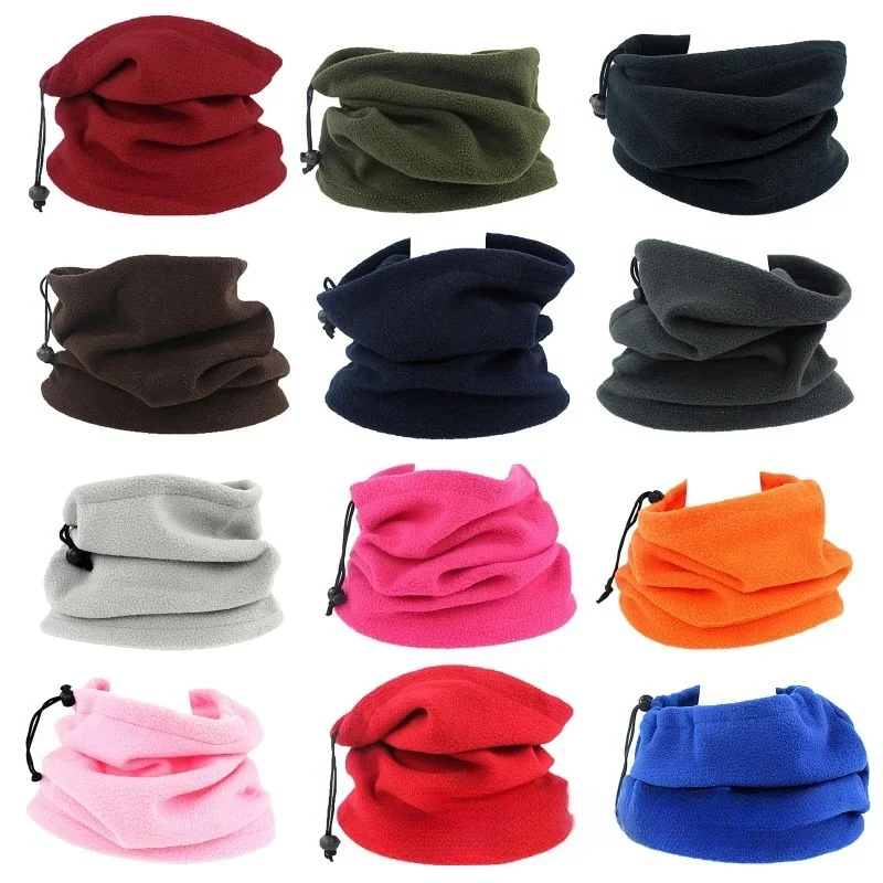 Fleece Warm Winter Windproof Neck Tube Scarf for Men Women