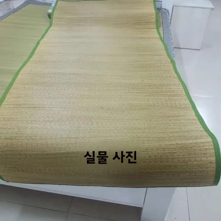 전통 천연 대나무 냉각 매트 15미터 학생 기숙사용 1인용 90x200cm 여름용 신선한 잔디 매트