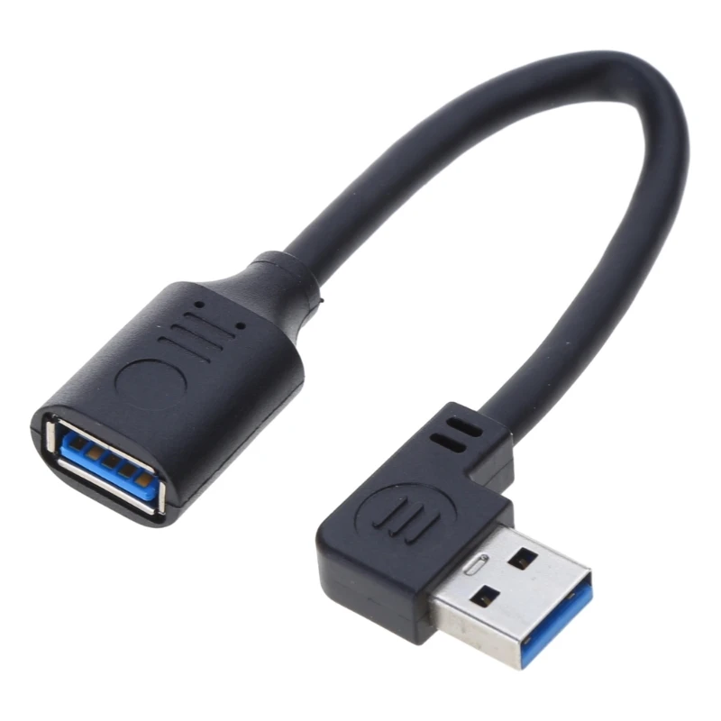 

Left/Right Angled USB3.0 Extension Cable Cord Flexible 90 Degree Bend Designing