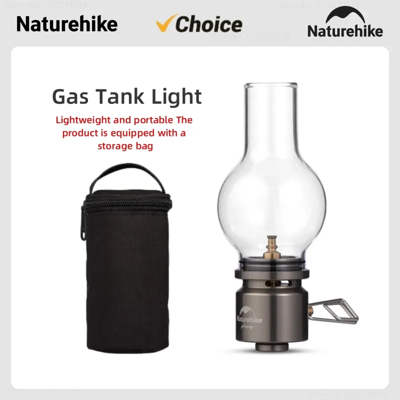 

Naturehike Camping Gas Tank Lamp Outdoor Lightweight Portable Tent Lighting Atmosphere Lamp Retro Gas Lamp Adjustable Brightness