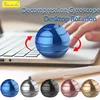 Metal Desktop Decompression Rotating Spherical Gyroscope 38mm Office Desk Stress Relief Toys Optical Illusion Flowing Finger Toy 1