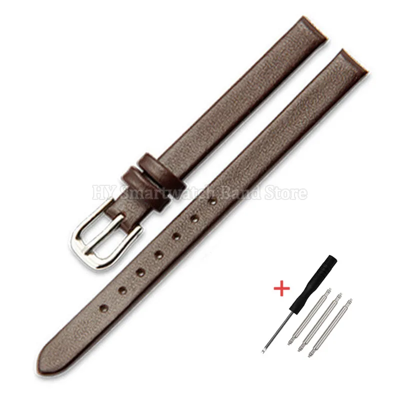 Ultra-Thin Waterproof Leather Sport Watch Strap – Soft Wrist Band