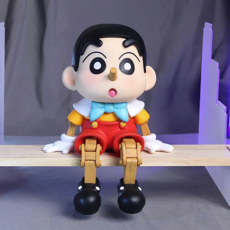 

Anime Crayon Shin-Chan Figurine Nohara Shinnosuke Action Figures Beeping Mouth Cute Pvc Model Collection Toys Decoration Gifts