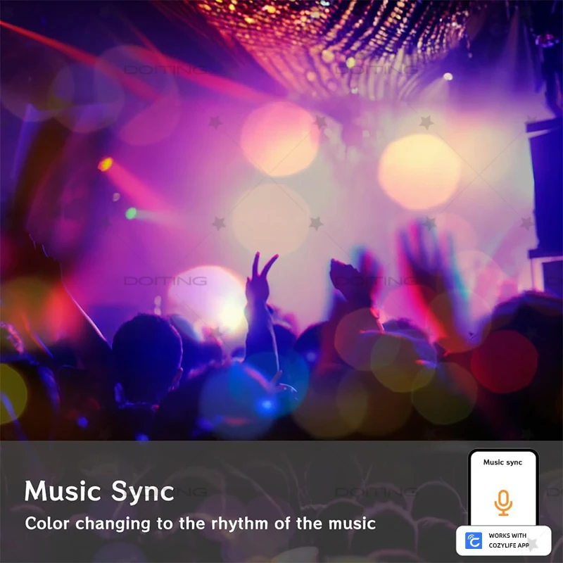 WiFi RGBCW Smart Dimmable LED Bulb (E27, 220V) 5