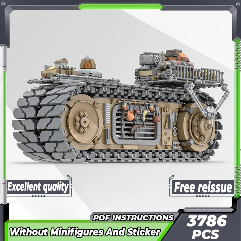 

Star Movie Model Moc Building Bricks DN-25 Treadable Tracked Vehicle Technology Blocks Gifts Christmas Toys DIY Sets Assembly