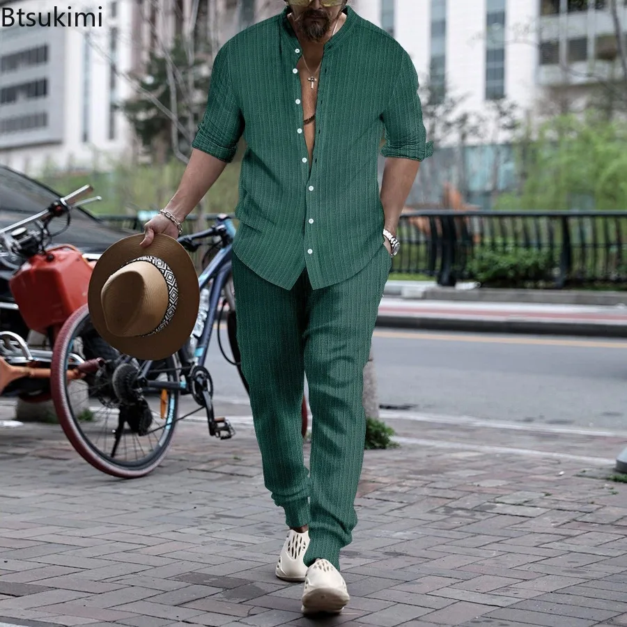 Рисунок 4 - Рубашка и брюки мужские с воротником-стойкой