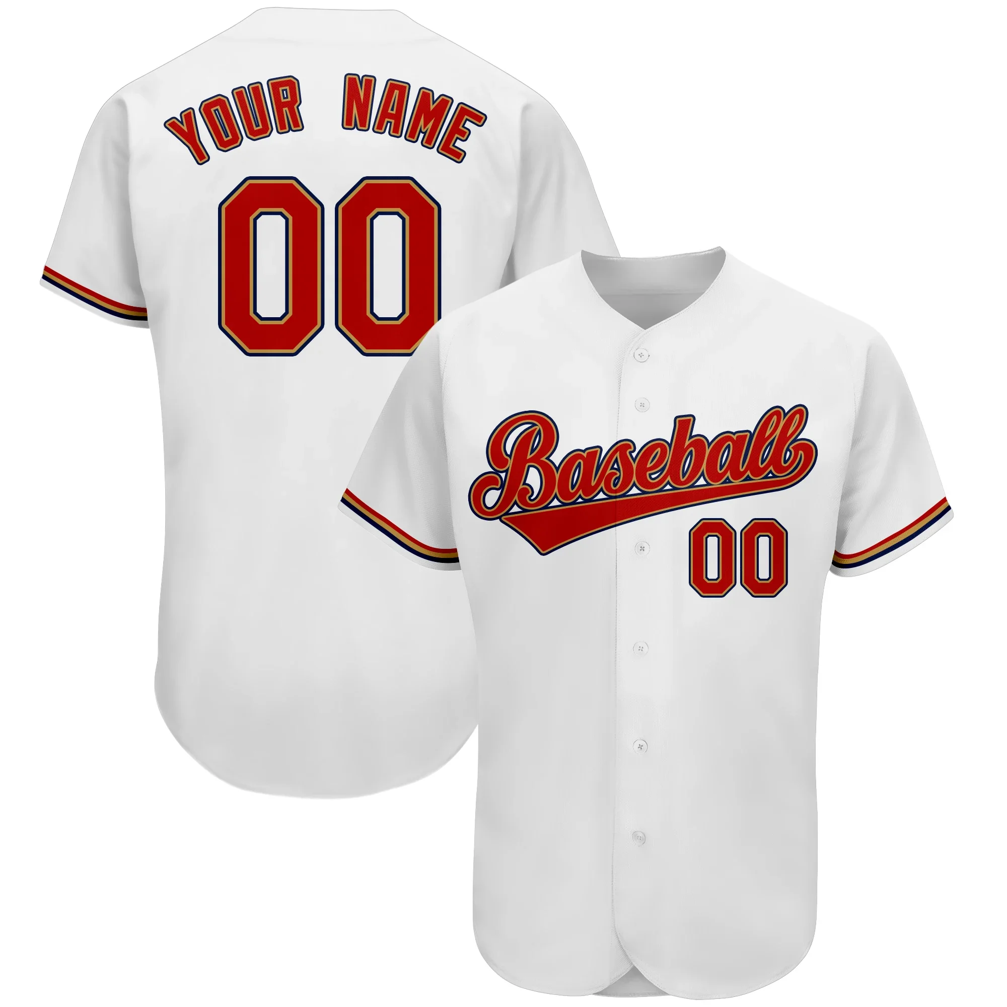 

Custom Baseball Jerseys with Embroidered Men/Women/Youth Name And Number