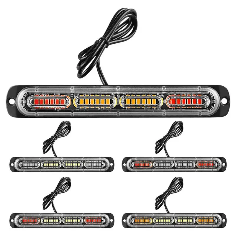 

LED Strobe Lights For Trucks Strobe Lights For Emergency Flash Warning Lamp Windshield Bar Strip Light Lamp Waterproof Lights