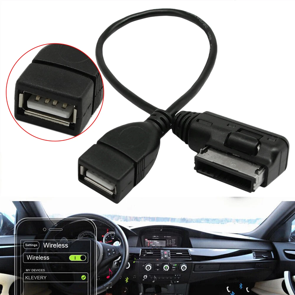 AMI MMI USB AUX Cable Music MDI MMI AMI To USB Female Interface USB Aux Cable Adapter for Audi A6L Q5 Q7 A8 S5 A5 A4L A3
