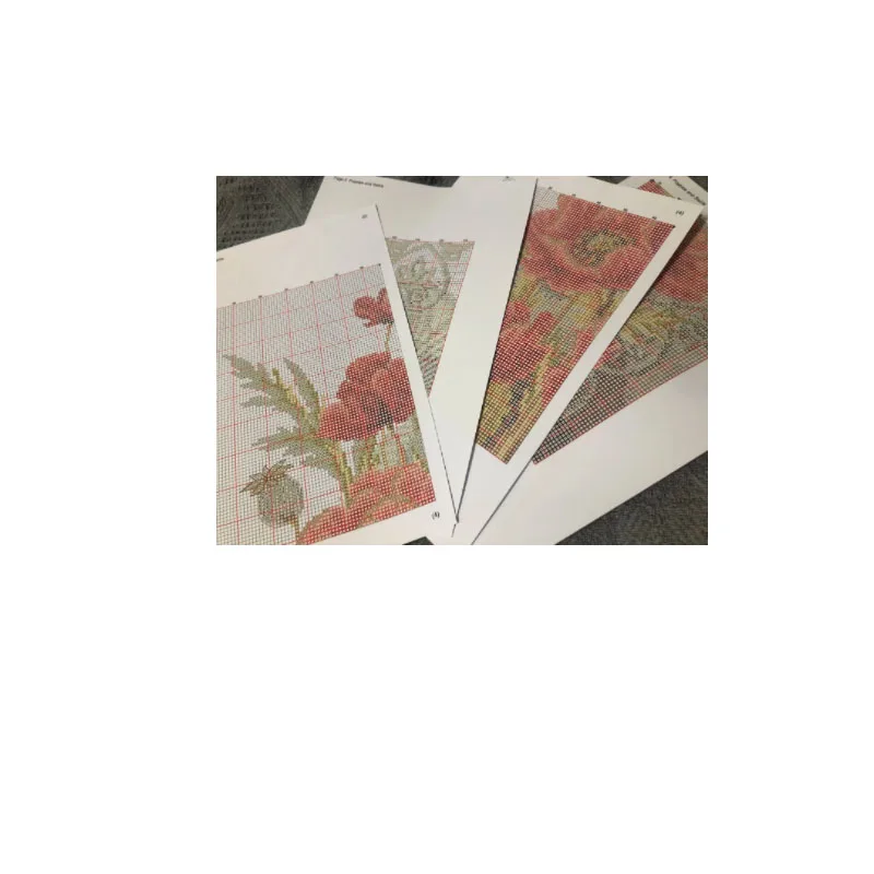 플라스틱 캔버스 원단 DIY 수제 바느질 자수 뜨게 공예, 여름 아이스 음료 크로스 스티치