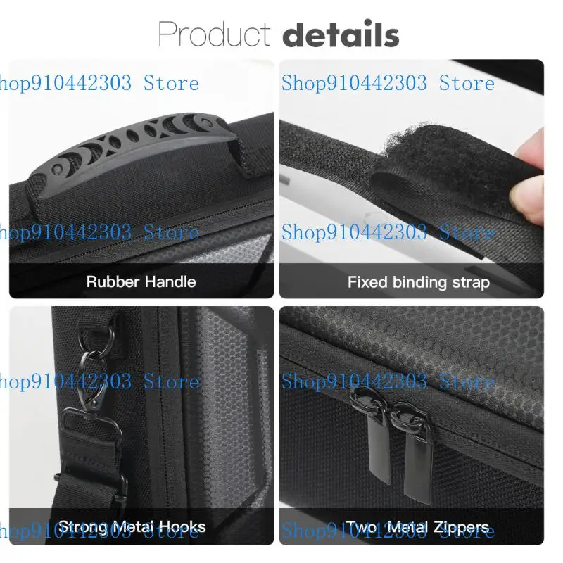 L4MD Heavy Duty Storage Bag für Satelliten -Internet -Gerät mit anpassbarer Innen- und Wetterresistent -Hülle – Detail 7