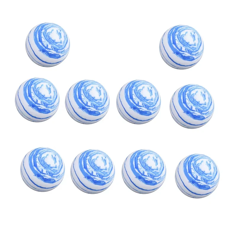 10Pcs Colorful Cat Toy Ball Interactive Cat Toys Play Chewing Rattle Scratch Natural Foam Ball Training Pet Supplies 4.2CM