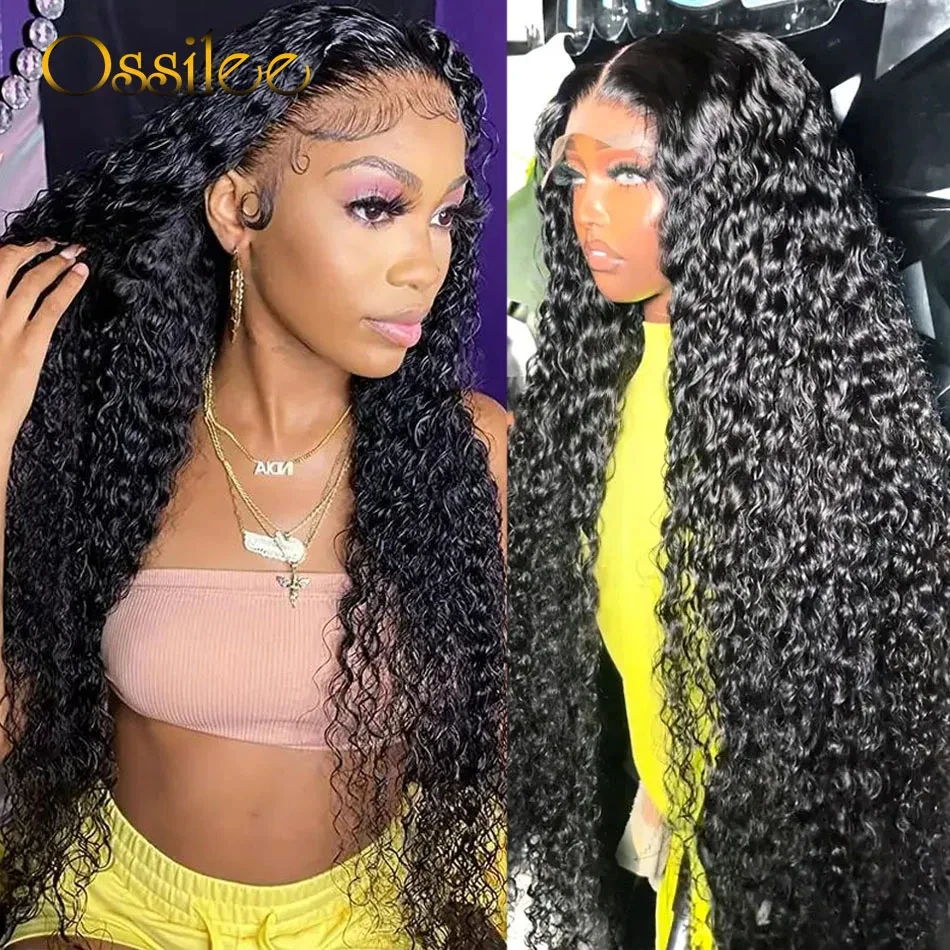 13x4 HD Lace Front Human Hair Wigs Water Wave 360 Full Lace Wig Human Hair Brazilian Curly Wigs for Black Women human hair wig lace front wig human hair wigs front lace wig