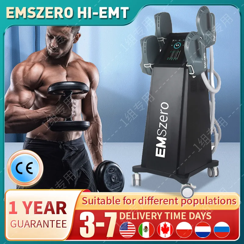 

Emszero NEO Weight lose Machine 6500W RF Hi-EMT Body Sculpt Fat Loss With 4 Handles Build Muscle Equipment