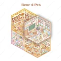 4PCS Bear